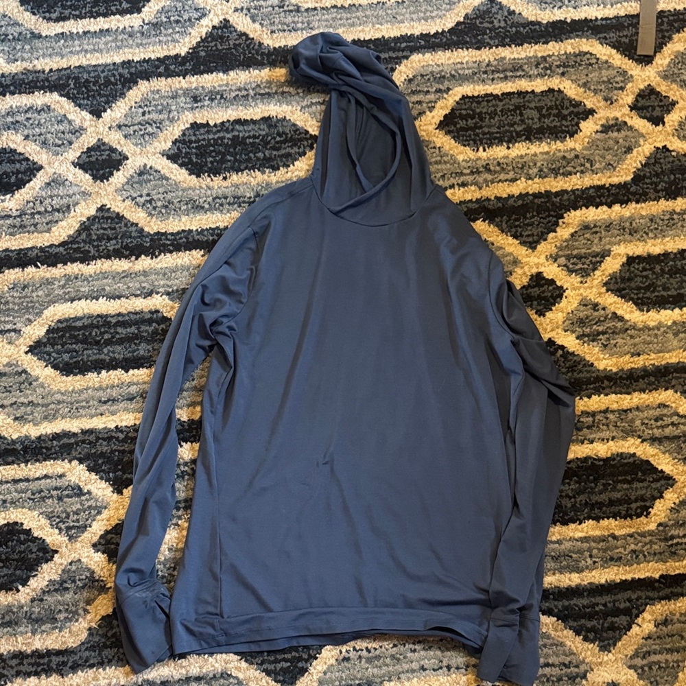 Men's REI Sahara sun hoodieLong-Sleeve Shirt - Navy